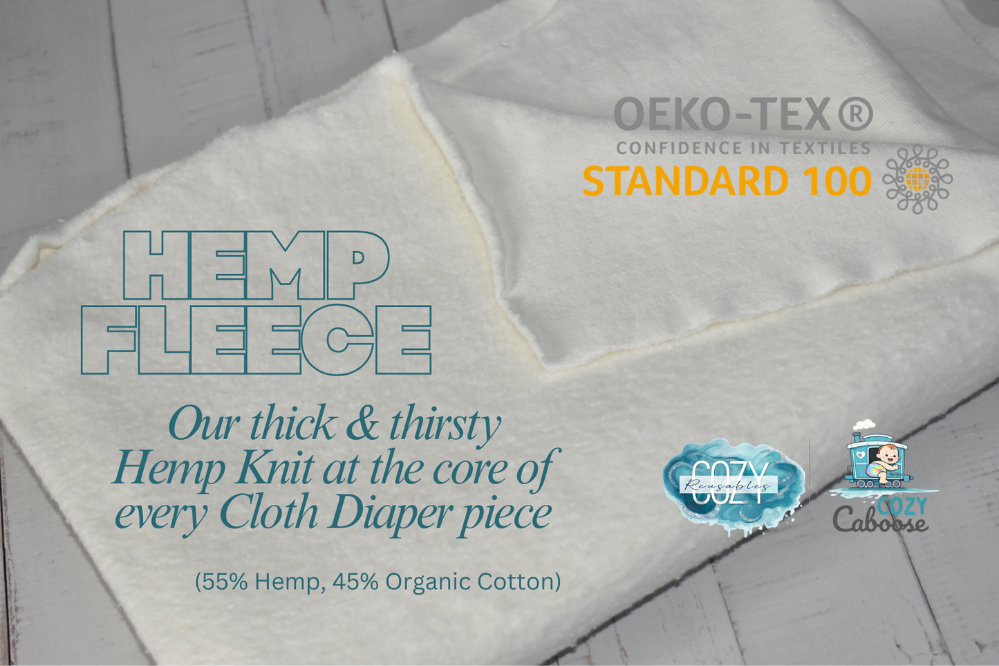 "Friends Don't Lie" Cozy Caboose Snapless Fitted Cloth Diaper • 3 Piece System • Fold Down Rise • Cotton Spandex Outer, Organic Cotton Velour Inner, Hemp Core