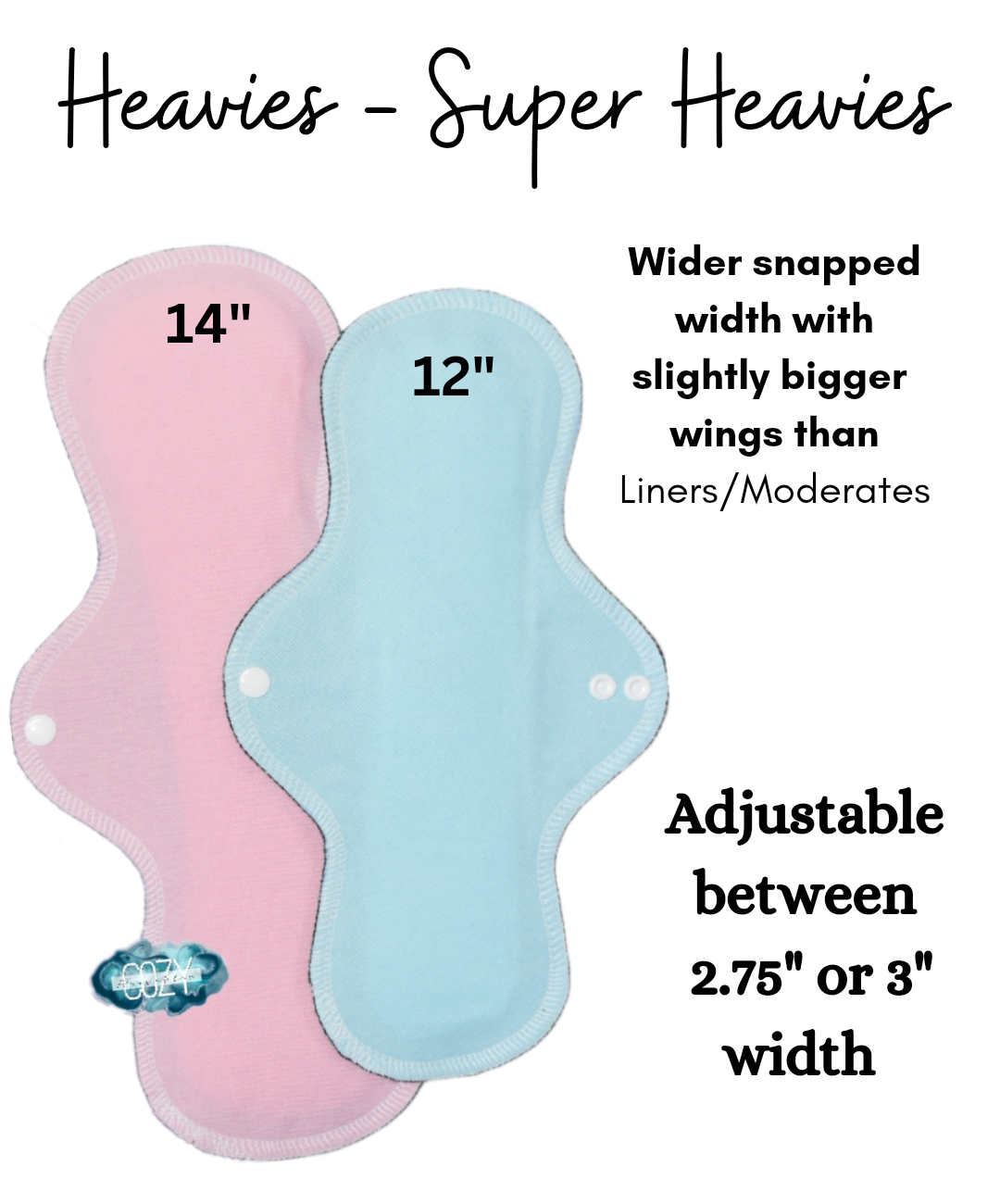 "Cinna-bun-buns" Serged Cloth Pad • *New Core Method / NOT HIDDEN CORE* • Ultra Heavy Wide & Thong Options! • Cotton Spandex Topper