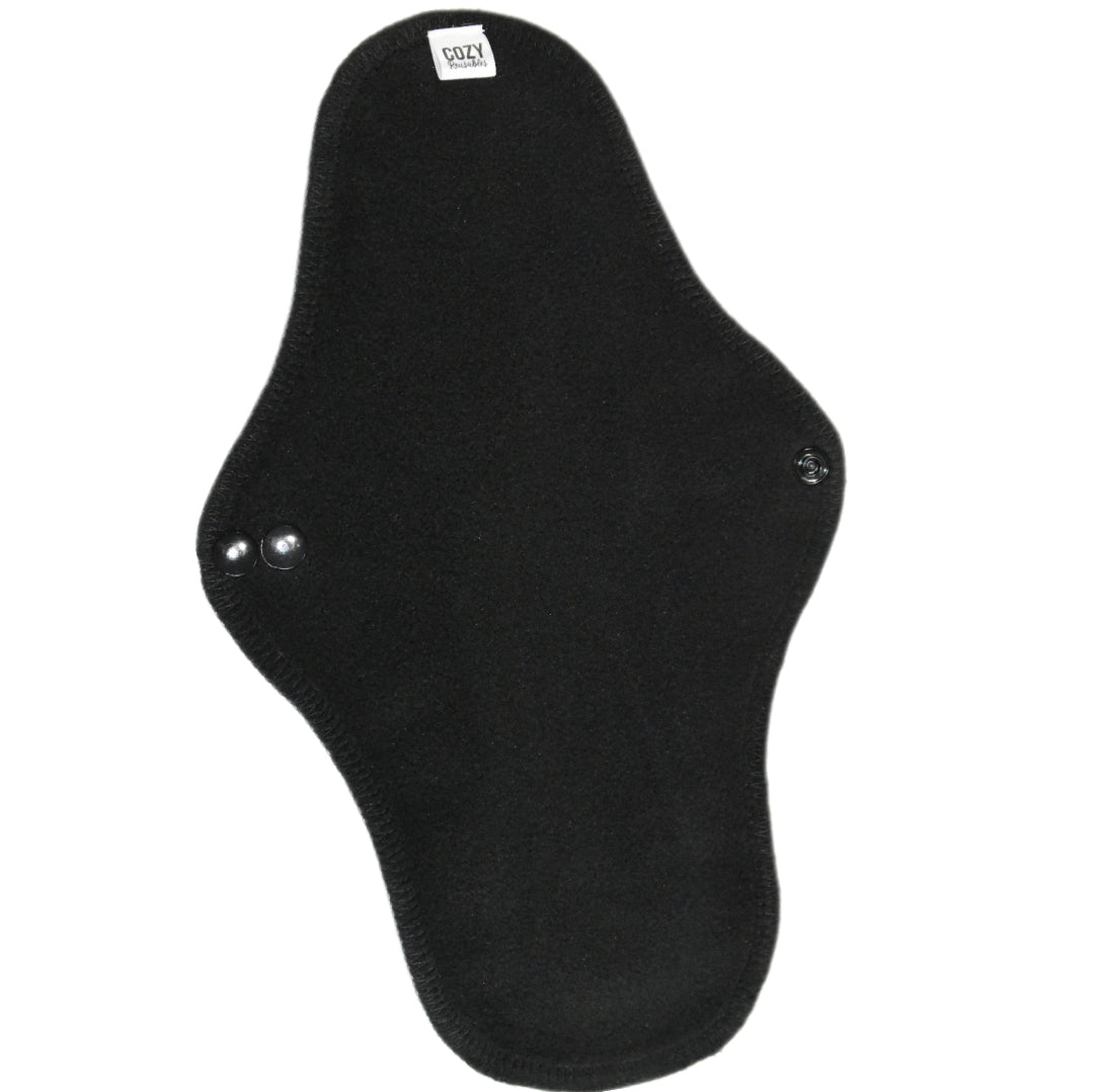 "Plant Keeper" *WRAP WING* Serged Cloth Pad • *New Core Method / NOT HIDDEN CORE* • Cotton Spandex Topper