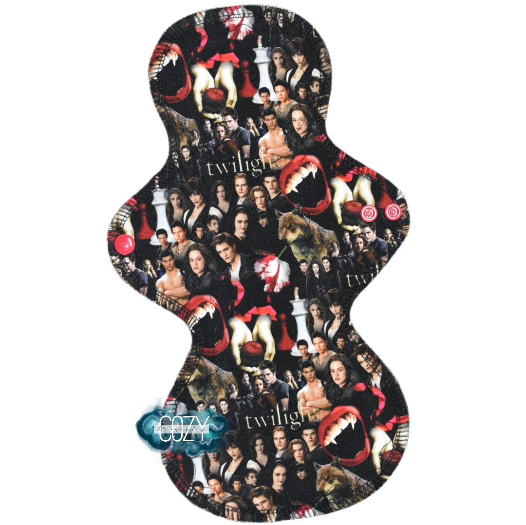 "You're like my own personal brand of Cloth Pad" *MEGA FLARE* Serged Cloth Pad - *New Core Method / NOT HIDDEN CORE* - Cotton Spandex Topper (Copy)
