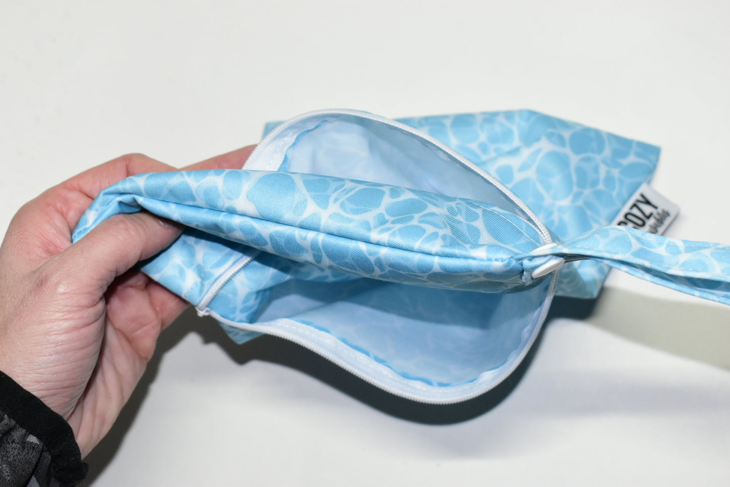 *NEW STYLE* - Small - Double Pocket Wetbag - Pocket on Front & Back - 8"×9" Waterproof PUL Bag