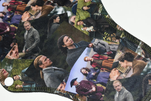 Pique Version "Disappearances after all, have explanations.. usually" Serged Cloth Pad • Pique Topper