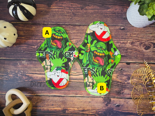 "The Busters" *Wrap Wing* *CHOOSE Your Print Placement!* Serged Cloth Pad • Pique Topper • Wavy Stitched Core