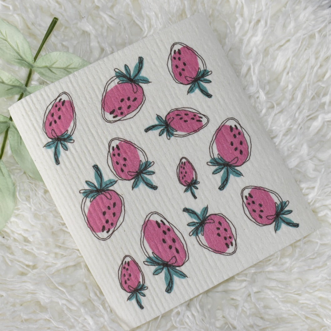 Individual Swedish Dish Cloths - Biodegradable Cellulose Sponges