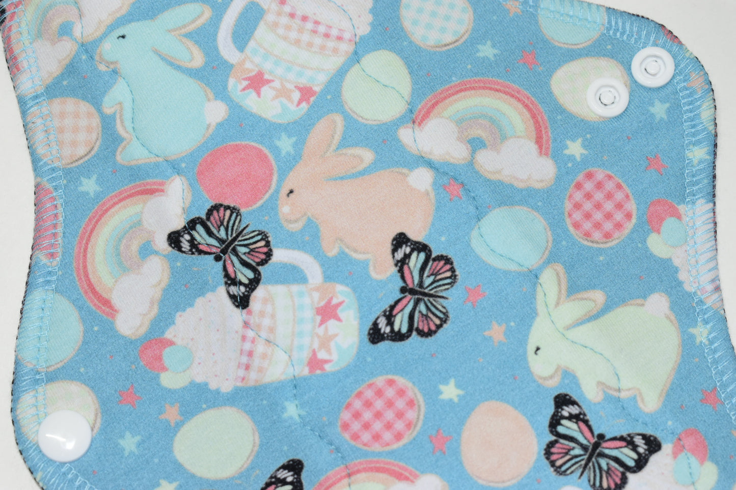 "My Milkshake Brings All The Bunnies To The Yard" Serged Cloth Pad • *New Core Method / NOT HIDDEN CORE* • Ultra Heavy Wide & Thong Options! • Cotton Spandex Topper