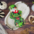 "The Busters" *Mega Flare* Serged Cloth Pad *CHOOSE Your Print Placement!* • Pique Topper • Wavy Stitched Core