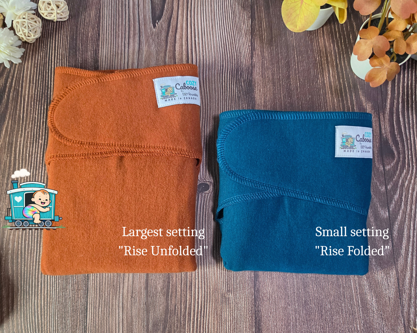 "Amethyst" • Cozy Caboose Preflat Cloth Diaper • TENCEL™ Lyocell • Optional Add-On Booster or Hemp Soaker