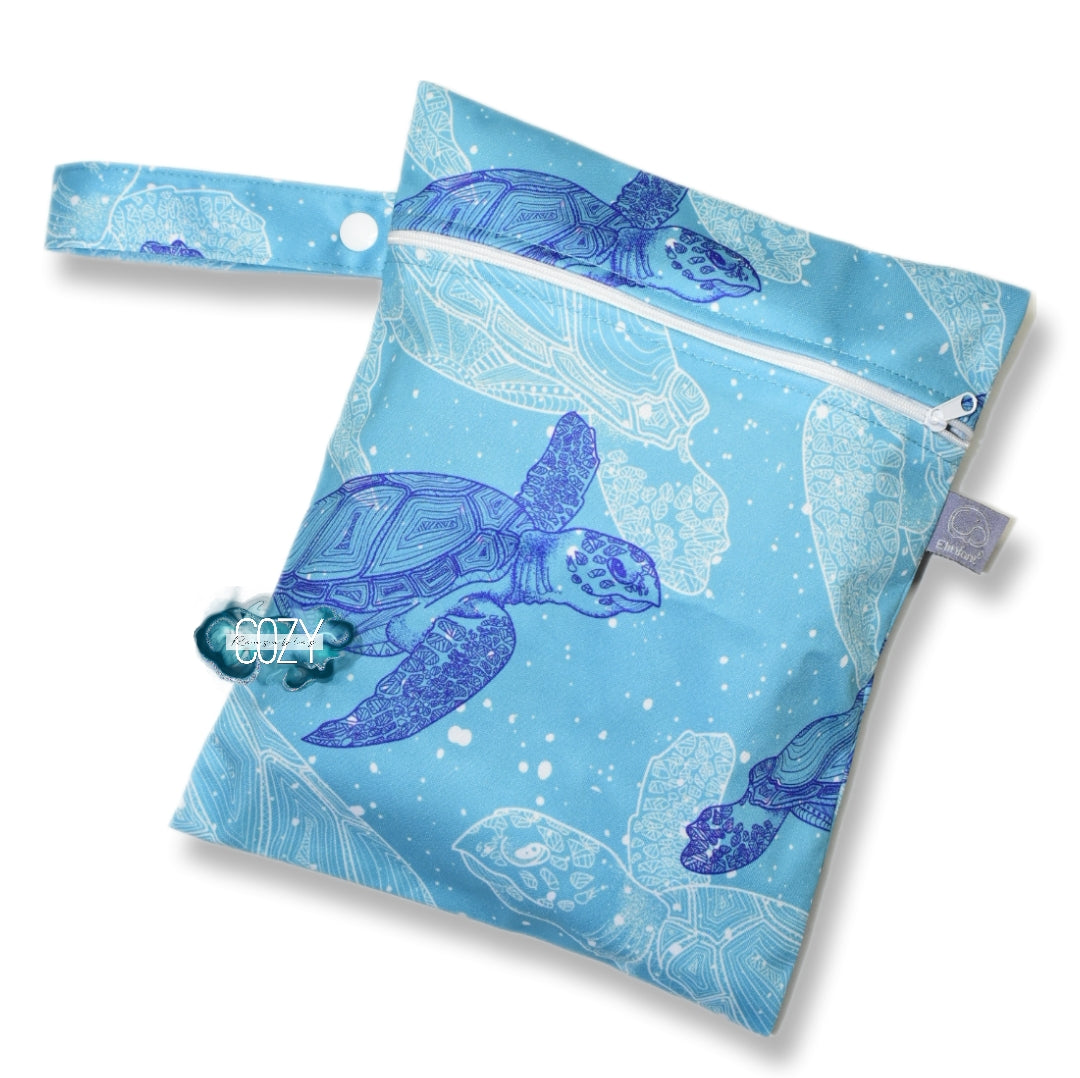 *New Prints* Printed Medium Single Pocket Wetbag - Elinfant - 8"×10" Waterproof PUL bag